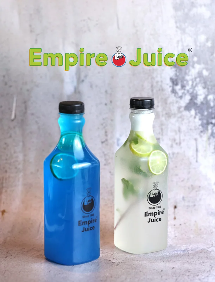 Empire Juice bottled beverages