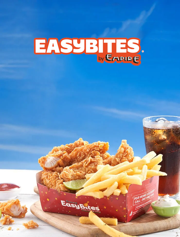 EasyBites by Empire fried chicken and fries